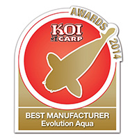 Evolution Aqua ocenění roku 2014, jako nejlepší firma pro výrobu technologií pro jezírka a chovy ryb a koi