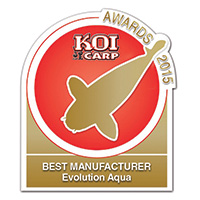Evolution Aqua ocenění roku 2015, jako nejlepší firma pro výrobu technologií pro jezírka a chovy ryb a koi