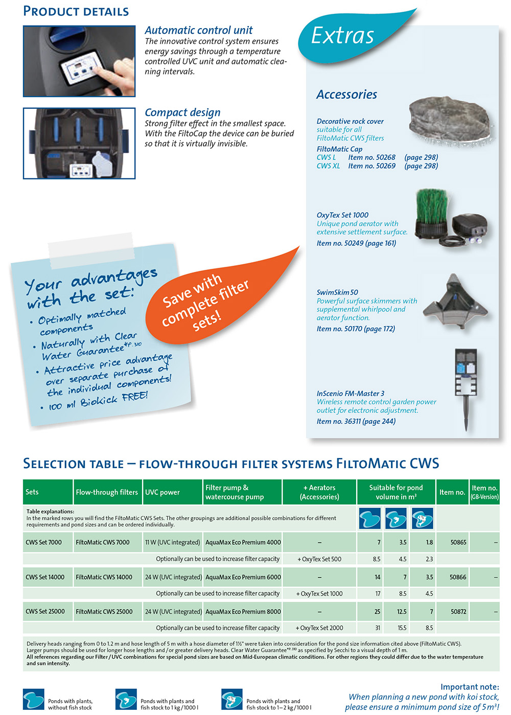 Oase filtomatic CWS informace strana 2