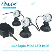 LunAqua Mini LED cold, set 3 světel, trafa a kabelů
