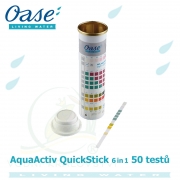 AquaActiv QuickStick 6 in 1, 50 testů kvality vody na 6 různých hodnot, 50570