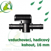 Vzduchovací (hadičkový) kohout pro 16 mm