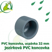PVC koncovka 32 mm, jezírková zátka