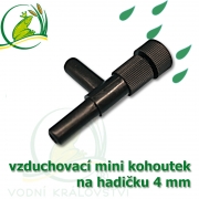 vzduchovací mini kohoutek na 4 (6) mm, VT145442