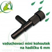 vzduchovací mini kohoutek na 6 (8-9) mm, VT145443