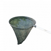 Oase Fish net large 38 cm, kulatý podběrák na ryby s teleskopickou násadou 100-140 cm