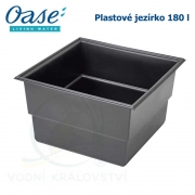 Plastové jezírko - OASE Preformed pond PE 750 x 750 x 450 mm, cca 180 litrů samonosná nádrž, max. 250 litrů