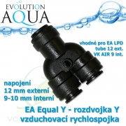 EA Equal Y - rozdvojka Y, rychlospojka