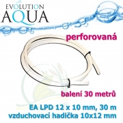 Vzduchovací hadička perforovaná EA LPD 10x12 mm - 30 metrů