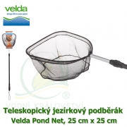 Jezírkový podběrák VT Pond Net, 25 cm x 25 cm, teleskop cca 110-180 cm