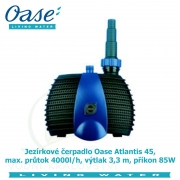 Jezírkové čerpadlo Oase Atlantis 45, max. průtok 4000l/h, výtlak 3,3 m, příkon 85W, - Výprodej nového zboží, poškozená krabice.