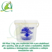 KH Plus 1 Kg, pro zvyšování KH pro 6.000 litrů a pro stabilizaci pH v jezírku, kde je pH nízké a nestabilní, ideální do systému s biologickým zatížením a velkým množstvím ryb