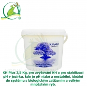 KH Plus 2,5 Kg, pro zvyšování KH pro 15.000 litrů a pro stabilizaci pH v jezírku, kde je pH nízké a nestabilní, ideální do systému s biologickým zatížením a velkým množstvím ryb