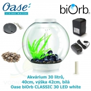 biOrb CLASSIC 30 LED bílá, zdarma bakterie na celý rok Pure Aquarium za 399 Kč, 45674, 72007