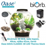 biOrb CLASSIC 30 LED tropická černá, zdarma bakterie na celý rok Pure Aquarium za 399 Kč, 45678
