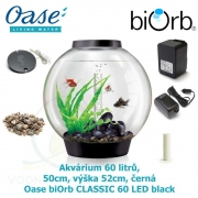 biOrb CLASSIC 60 LED černá, zdarma bakterie na celý rok 2xPure Aquarium za 798 Kč, 45723, 72011
