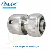 Click rychlospojka na hadici 3/4", mosazná, Click coupler 3/4"-44517