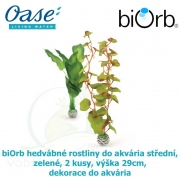 biOrb hedvábné rostliny do akvária střední, zelené, 2 kusy, výška 29 cm, dekorace do akvária-46100