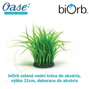biOrb zelená vodní tráva do akvária, výška 21 cm, dekorace do akvária, 46104