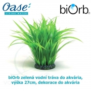 biOrb zelená vodní tráva do akvária, výška 27 cm, dekorace do akvária, 46105