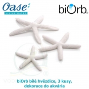 biOrb bílé hvězdice, 3 kusy, dekorace do akvária-46134