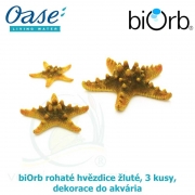 biOrb rohaté hvězdice žluté, 3 kusy, dekorace do akvária, 46135