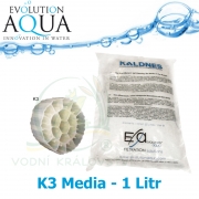 Kaldnes K3 1 litr, Evolution Aqua K3 univerzální filtrační médium 1 litr