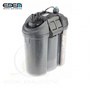 EDEN 511-100W External Thermo Filter - Vnější akvarijní filtr s topítkem a čerpadlem, spotřeba 11 Watt, výkon 600 litrů, filtrační povrch 1950 cm3, pro akvária do 120 litrů, 3 roky záruka, 57289