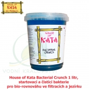 House of Kata Bacterial Crunch 1 litr na 30-100 m3, startovací a čistící bakterie pro bio-rovnováhu ve filtracích a jezírku