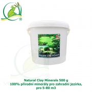 Natural Clay Minerals 500g - 100% přírodní minerály pro zahradní jezírka, pro 5-80 m3