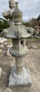 Japonská lampa Kasuga, šedá žula, výška 120-125 cm