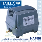 Hailea HAP-80, 80 litrů/min., 85 Watt, výkonný vzduchovací kompresor