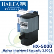 Interiérové univerzální čerpadlo Hailea HX-5000, 2000 litrů/hod, max. výtlak 2,5 m, příkon 40W,