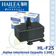 Interiérové univerzální čerpadlo Hailea HL-F25, 2500 litrů/hod, max. výtlak 2,4 m, příkon 50W,