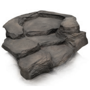 Oase umělý potok/vodopád - šedý, levý - Grand Canyon grey, left, 33066