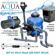 Low Press K1 Micro Bead 100 EAST 3PLUS SET, profi sestava do 50 m3
