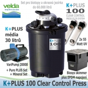 K+PLUS Clear Control 100 Set, tlaková sestava do 60 m3