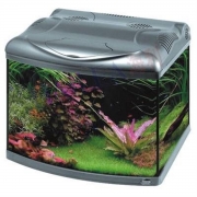 50 L akvárium se zaoblenými rohy, stříbrné + ZDARMA filtrace HL-BT400 a osvětlení 