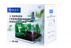 Akvárium Hailea Q40 černé, 40 L, rozbaleno