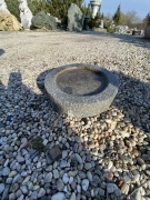 Kamenné pítko, šedá žula, 30x7cm