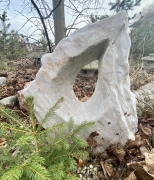 Soliter List, bilý onix, 60x65 cm