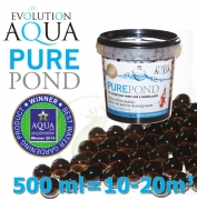 Pure Pond Black Balls bacterials, startovací a čistící samo se dávkující bakterie pro bio-rovnováhu ve filtracích a jezírku, 500 ml pro 10-50 m3, pro celoroční použití od 4 °C