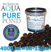 Pure Pond Black Balls bacterials, startovací a čistící samo se dávkující bakterie pro bio-rovnováhu ve filtracích a jezírku, 4000 ml pro 80-400 m3, pro celoroční použití od 4 °C