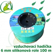 Vzduchovací hadička silikonová 6 mm, balení 100 m