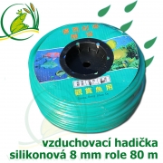 Vzduchovací hadička silikonová 8 mm, balení 80 m