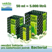 Bacterial 50 ml pro 5-10 m3, startovacích jezírkových aerobních bakterií Velda, dodávané v sušeném stavu