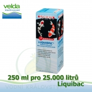 250 ml Liquibac, startovací a čistící bakterie pro jezírka do 25.000 litrů vody, udržovací dávky do 100.000 litrů