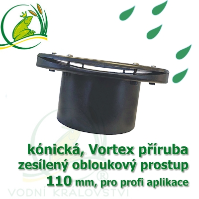 stěnová průchodka (Vortex), kónická, zesílená