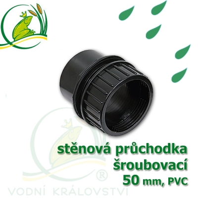 průchodka stěnová šroubovací 50 mm