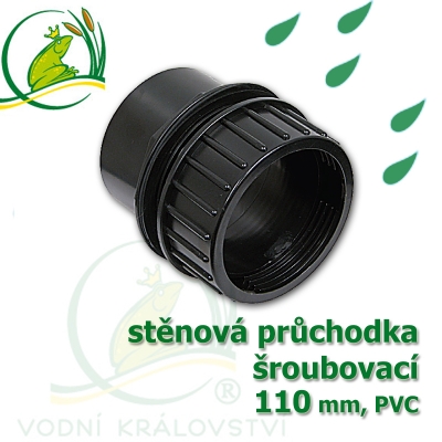 průchodka stěnová šroubovací 110 mm